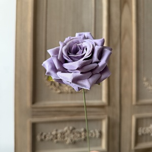Têtes de roses artificielles de 10 cm pour mariage, anniversaire, fête, accessoires de gâteau DIY, décoration murale - Product Image 6