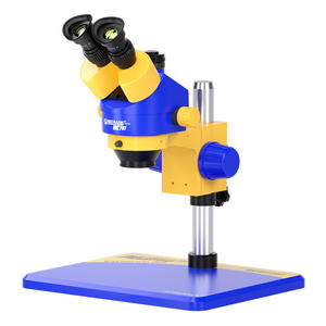 <span class=keywords><strong>Microscope</strong></span> stéréoscopique trinoculaire MC75T, grossissement 7X-45X avec 45 °   Inclinaison à 360° °   Tête rotative, interface caméra C - Product Image 2