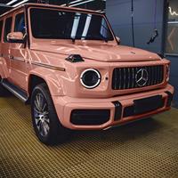 Film de protection de carrosserie automobile en TPU personnalisé 1,52*3m, film de protection PPF changeant de couleur, orange corail satiné, métal liquide, protection contre les UV à 95% / IR à 90%