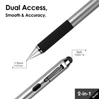 Pena Stylus USB Pintar Aluminium Berukir Universal dengan Teknologi Sensor Aktif untuk Tablet & Ponsel Android