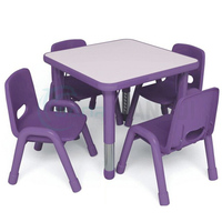 Ensemble de chaises et de tables pour maternelle, table d'étude préscolaire, chaise, mobilier pour enfants