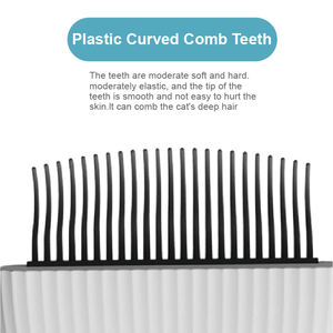 कुशल स्टेनलेस स्टील पालतू बाल हटाने वाले ब्रश कंघी पालतू जानवरों की सफाई और ग्रोमिंग उत्पादों को अलग करता है साफ स्थायी एब्स कुत्ते - Product Image 6