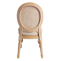 Chaises de salle à manger empilables en bois massif de luxe léger, dossier rond, coussin rembourré, pour hôtels, restaurants, mariages et événements