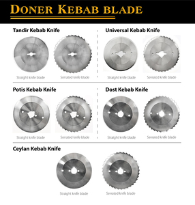 120x10x1.5mm Tandir Liscia <span class=keywords><strong>circolare</strong></span> coltello Doner Kebab Affettatrice <span class=keywords><strong>Lama</strong></span> - Product Image 6