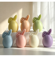 Vela Aromática de Cera de Soya en Forma de Huevo de Conejo de Pascua, Regalo de Vela Perfumada