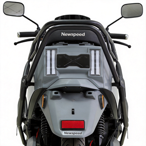 Newspeed Heavy Duty 1500w 72v Motorcycle for Food Delivery High Speed Scooter with Crash <b>Bars</b> and Rear Rack Ns-069 1000w High - Product Image 4