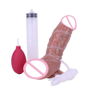FAAK <span class=keywords><strong>Pénis</strong></span> éjaculateur épais en silicone réaliste avec ventouse, pour éjaculation et jet de liquide, pour femmes et hommes - Product Image 3