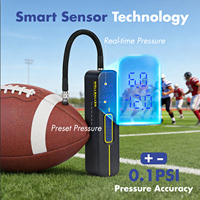 New Design Electric Ball Pump Portable Air Compressor Digital Display Rechargeable Tire Pressure Monitor Tire Inflation