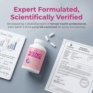 AegleWell MENO Capsules <span class=keywords><strong>de</strong></span> soutien pour la ménopause, 60 unités, non-hormonales, végétaliennes, pour un <span class=keywords><strong>cycle</strong></span> <span class=keywords><strong>menstruel</strong></span> doux et régulier chez la femme - Product Image 6
