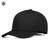 Gorra de Béisbol Unisex Deportiva Vintage de 6 Paneles, Impermeable, de Lona, con Logotipo de Goma Cortado con Láser, Transpirable y Personalizable