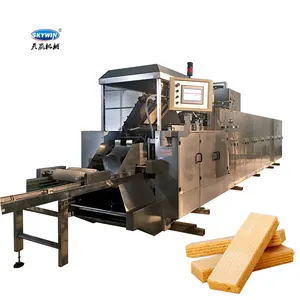 Modern New Design Fully Automatic Wafer Biscuit Production Line Biscuit Making Machine Bakery