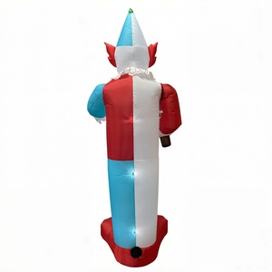Decoración Inflable de Payaso Terrorífico con Hacha de 7 Pies, Iluminada, para Jardín Exterior, Resistente al Agua, Precio de Fábrica, Gran Venta - Product Image 5