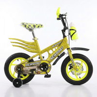 Vélo à une vitesse avec cadre en acier de style SY, avec frein à câble, pédale ordinaire, vélo pour enfants de 12 pouces, panier en plastique
