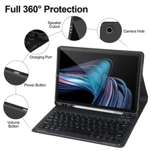 Étui de protection mignon pour <span class=keywords><strong>tablette</strong></span> pour <span class=keywords><strong>Samsung</strong></span> pour Galaxy A9 + 11 pouces en matériau PU avec fente pour clavier et stylo - Product Image 2