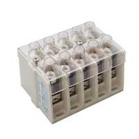 Bloc de distribution de puissance à contact en cuivre certifié CE/ISO 232A 95mm, connexion par vis, connecteur de puissance modulaire 6 pôles