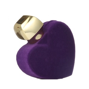 Wholesale Custom Luxury Heart Shape Perfume Bottle Manufacturer <strong>Refillable</strong> 75ml Frosted Glass Flocked Pump Sprayer <strong>Reed</strong> <strong>Diffuser</strong> - Product Image 2