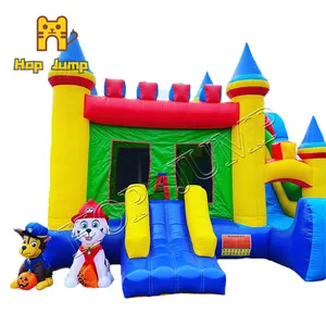 Factory price inflatable house bouncer outdoor inflatable bouncer with slide commercial grade bouncy castle