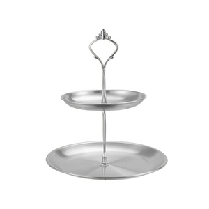 Suporte Redondo de Aço Inoxidável Ecológico para Bolos e Frutas de 14-30cm, Multi-Camadas, para Buffet com Opção de Logo Personalizado - Product Image 6
