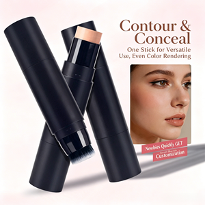Toptan Özel Logo Baskılı Kapatıcı Stick, Nemlendirici Çatlama Yapmayan Sivilce Lekesi Kapatıcı Krem, Fırçalı - Product Image 1