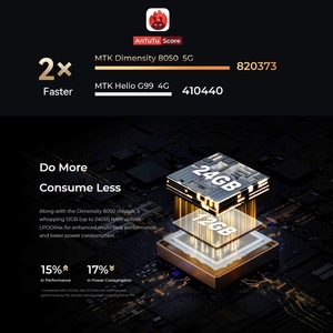 Nuevo diseño OUKITEL WP30 Pro 12GB + 512GB teléfono resistente 11000mAh batería 6,78 pulgadas Android 13 5G 120W teléfono móvil de carga rápida - Product Image 4