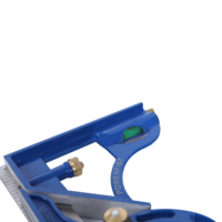Règle d'angle combinée multifonctionnelle en alliage d'acier inoxydable – Outil de mesure de précision pour la construction avec garantie de 3 ans