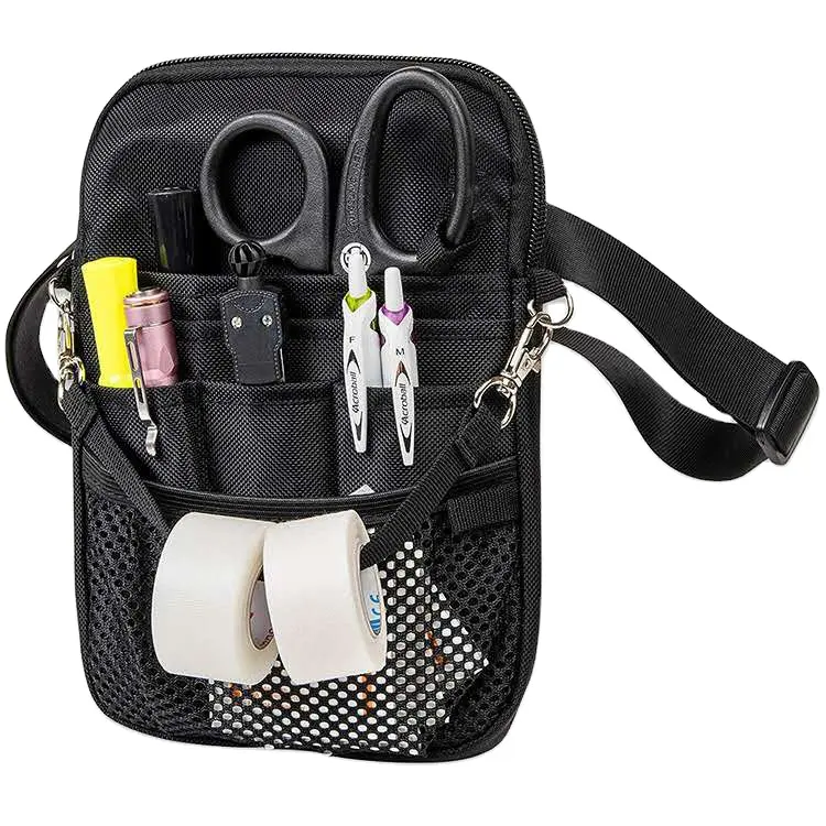 Nurse one-shoulder kit medical staff multifunctional working pockets medical supplies storage