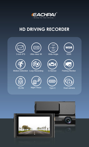 Car Dvr Night Vision WDR <strong>Motion</strong> <strong>Detection</strong> Wifi 24h Parking Mode Premium Dashcam 4K Black Box - Product Image 2