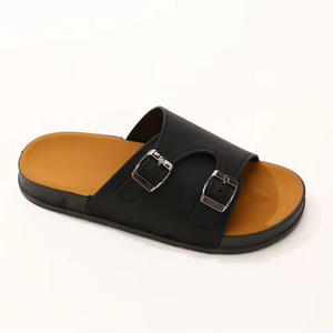 Nouvelles sandales d'été pour hommes à bout ouvert, design personnalisé, Biraken, boucle en liège, avec des tongs confortables - Product Image 1