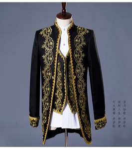 Abito da uomo stile retrò, smoking da uomo, completo tre pezzi per costumi da palcoscenico di <span class=keywords><strong>opera</strong></span> europea e americana, abito elegante. - Product Image 5