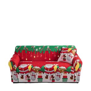 Jacquard natale stampato copridivano lenzuola per divani 3 posti 7 posti è disponibile - Product Image 1