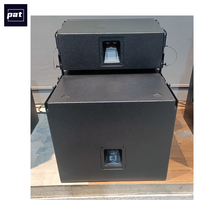 PAT LL118 Caisson de basses passif 18 pouces 1300W de puissance maximale en contreplaqué de bouleau pour système de sonorisation de tournée, DJ et sonorisation live