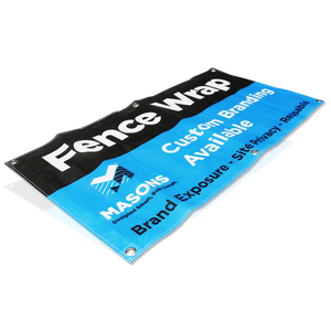 Outdoor Durable Banner Custom Sports Event Race Promotion Advertising Mesh Banner