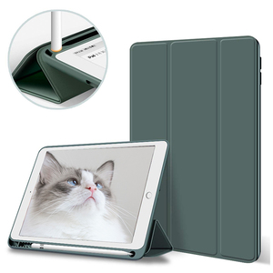 เคสแท็บเล็ตแบบแม่เหล็กสองด้านราคาถูก<span class=keywords><strong>ที่สุด</strong></span>สำหรับ <span class=keywords><strong>iPad</strong></span> Pro 11 รุ่นที่ 1 2 3 4  วัสดุ PU ซิลิโคน พร้อมที่เก็บปากกาแบบซ่อน - Product Image 5