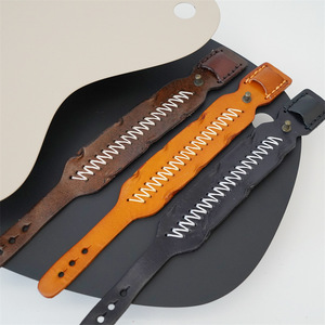 <span class=keywords><strong>Bracelet</strong></span> en cuir véritable réglable et cool YY Stocked, <span class=keywords><strong>bracelet</strong></span> en cuir durable pour hommes, <span class=keywords><strong>bracelet</strong></span> en cuir personnalisé pour cadeaux - Product Image 3