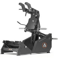 Station de musculation multifonctionnelle en acier pour squats, ponts fessiers, abducteurs (intérieur/extérieur), fessiers et jambes, certifiée CE