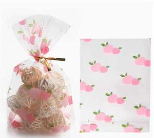 Large Custom Printed Transparent PE Bag Food Grade BOPP <b>Material</b> Fresh Flower Packaging Recyclable Exhibition High Quality - Product Image 3
