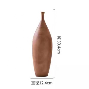 Scultura Vaso in Legno Massello Intagliato a Mano, Arte Decorativa Astratta Moderna da Pavimento, Marca <span class=keywords><strong>RUYA</strong></span>, 12.4x39.4cm, Riutilizzabile per la Casa - Product Image 4