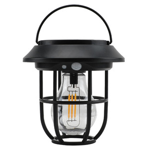 Solar Powered Camping Lantern 10W LED Outdoor Garden <b>Light</b> With <b>Motion</b> <b>Sensor</b> Portable Wall Mount For Patio Courtyard - Product Image 1