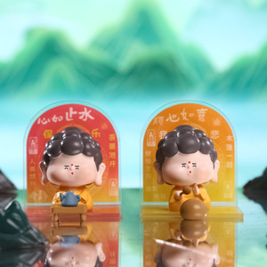 Figura de Buda Miniatura Estilo Budista Yu Mo Craft W1188 19, Linda Decoración Hecha a Mano para el Hogar, Oficina o Escritorio, Regalo de Cumpleaños - Product Image 1