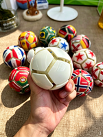 Siap Kirim Gantungan Kunci Bola Sepak ABS Mini, Cetak UV Logo Tim, Souvenir Penggemar Olahraga, Hadiah Grosir