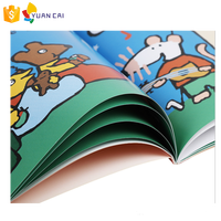 Libro de tablero de la historia de impresión colorida para niños, lectura