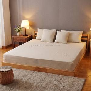 Premium Grounding Fitted <strong>Bed</strong> <strong>Sheet</strong> 5% Silver Fiber Organic Cotton <strong>Beige</strong> with Multi Standard Plug Adapter Set - Product Image 1