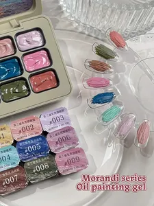 Esmalte de Uñas en Gel de 9 Colores, Efecto Degradado, Semipermanente, Removible con UV LED, Gel para Arte de Uñas--Mo Lan Di You Hua Jiao - Product Image 2