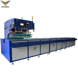 เครื่องเชื่อมโครงสร้างแบบดึงด้วยความร้อนความถี่สูง เครื่องซีลไวนิลด้วยความร้อนด้วยคลื่นวิทยุ เครื่องเชื่อมผ้าใบกันน้ำด้วยคลื่นวิทยุ เครื่องเชื่อมเมมเบรนพีวีซีด้วยคลื่นวิทยุ - Product Image 5