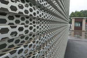 जस्ती छिद्रित छिद्रित नालीदार धातु शीट बाड़ उत्पाद - Product Image 2