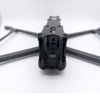 Vente flash - Cadre en fibre de carbone intégral Mark4 V2 13 pouces 427 mm noir QYHY pour kit caméra FPV, accessoires de drones