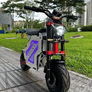 2024 novo design de alta velocidade de dois lugares scooter elétrico 10000w 15000w 7000w motor duplo 13 Polegada trotinette elétrico 72v para venda