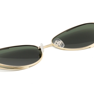 Gafas de sol tipo ojo de gato para mujer, lentes degradadas con montura completa, 100% protección UV, protección solar para adultos - Product Image 5