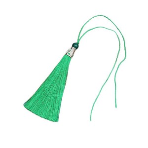 Porte-clés à pompon coloré, sangle de téléphone cylindrique couleur unie, marque-page style ancien, pendentif décoratif pour voiture - Product Image 5