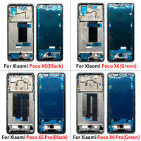 Grosir wadah bingkai LCD untuk Xiaomi Poco X6 X5 X4 Pro 5G X3 GT Marco Cover pelat perumahan depan suku cadang pengganti seluler